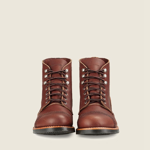 Botas Red Wing Heritage Mujer Marrom - Iron Ranger - Short Harness Cuero - 462-GWAVRS